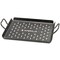 Lodge CRSGP12 Seasoned Steel Open Grid Grilling Pan 11 x 12 in